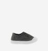 Black Elastic Canvas Shoe