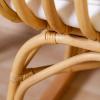 Rattan Rocking Cradle and White Cover