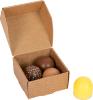 Fresh chocolate meringue balls