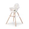 Evolu One 80° White High Chair