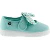 Green Bow Canvas Shoe
