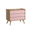 Vintage Chest of Drawers Pink Doors