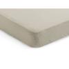 Fitted sheet 40x90cm in Nougat cotton