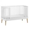 Adjustable baby bed Paris 70x140cm White