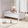 Large Milenne White Bedroom Bed, Dresser and Wardrobe