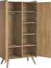 Large Vintage Bedroom 120 cm Bed, Chest of Drawers and Wardrobe