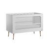 Small White Bosque Room, 120cm Bed & Chest of Drawers