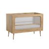 Small Bosque Natural Oak Bedroom, 120cm Bed & Chest of Drawers