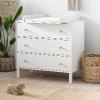 Small Tela White Bedroom Bed and Dresser