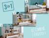 Ecrin convertible combined bed