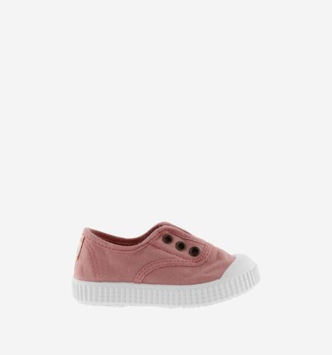 Pink Elastic Canvas Shoe