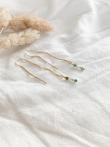 Héloise Emerald earrings