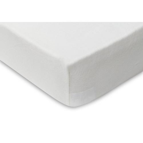 Cotton fitted sheet 60x120 cm Ivory