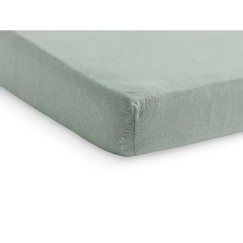 Cotton fitted sheet 60x120 cm Soft Green