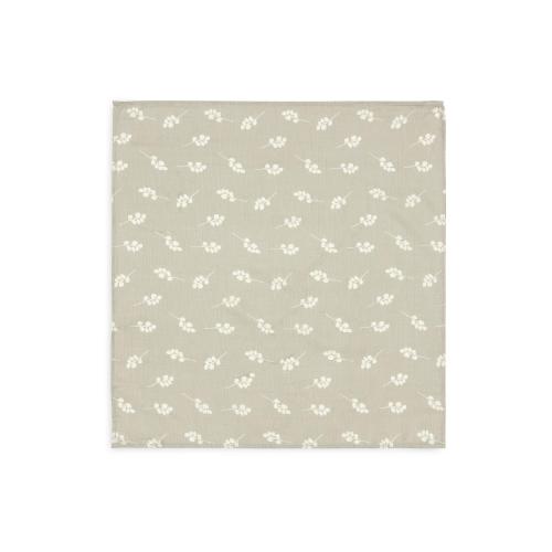 Small cotton gauze swaddle Twig Olive Green