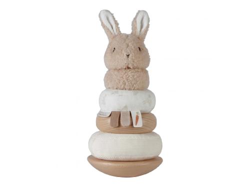 Baby bunny stacking ring tower