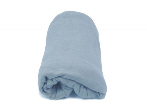 Cotton fitted sheet 70x140 cm Blue