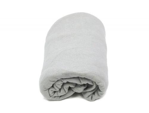 Cotton fitted sheet 70x140 cm Grey