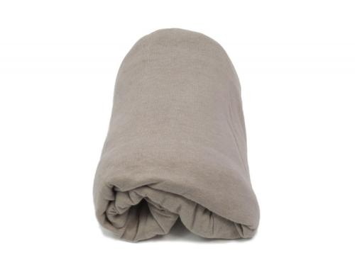 Cotton fitted sheet 70x140 cm Taupe