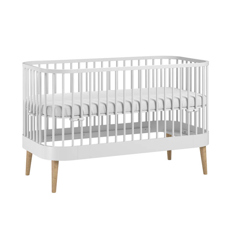 Matelas lit bébé Wood 70x140cm Oliver Furniture Blanc