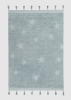 Tapis lavable Hippy Star Aqua 120x175cm