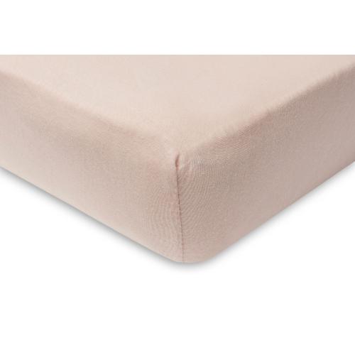 Drap housse en coton 60x120 cm Blush Pink