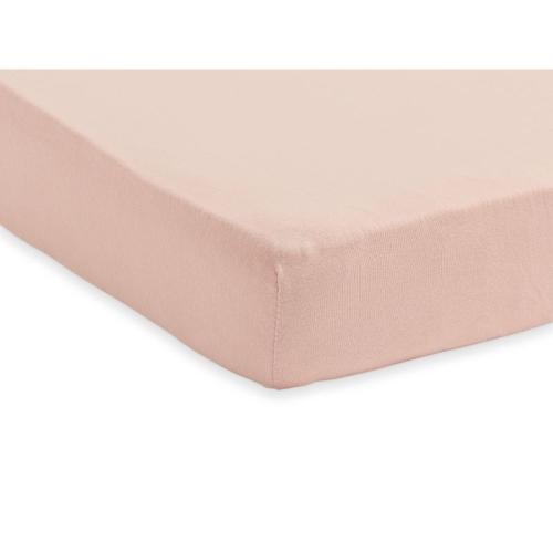 Drap housse 40x90cm en coton Pale Pink